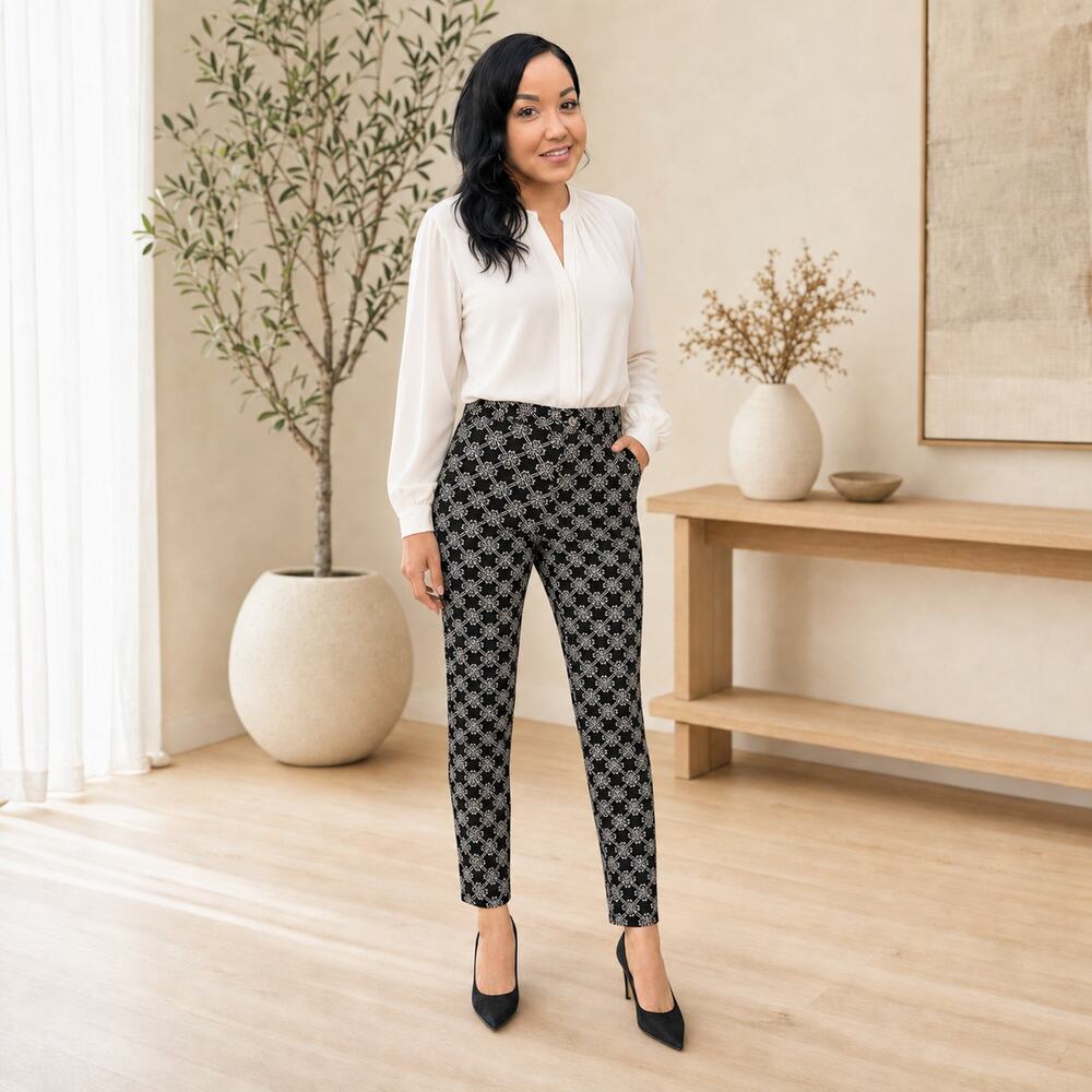 White House Black Market Blanc Slim Ankle Pants Size 2S
